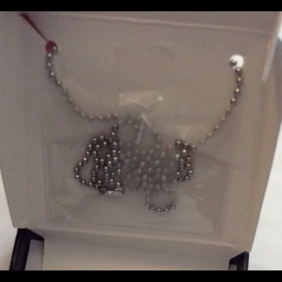 J. P. Army Men’s Cross Necklace 24” Beaded Chain - Picture 3 of 5